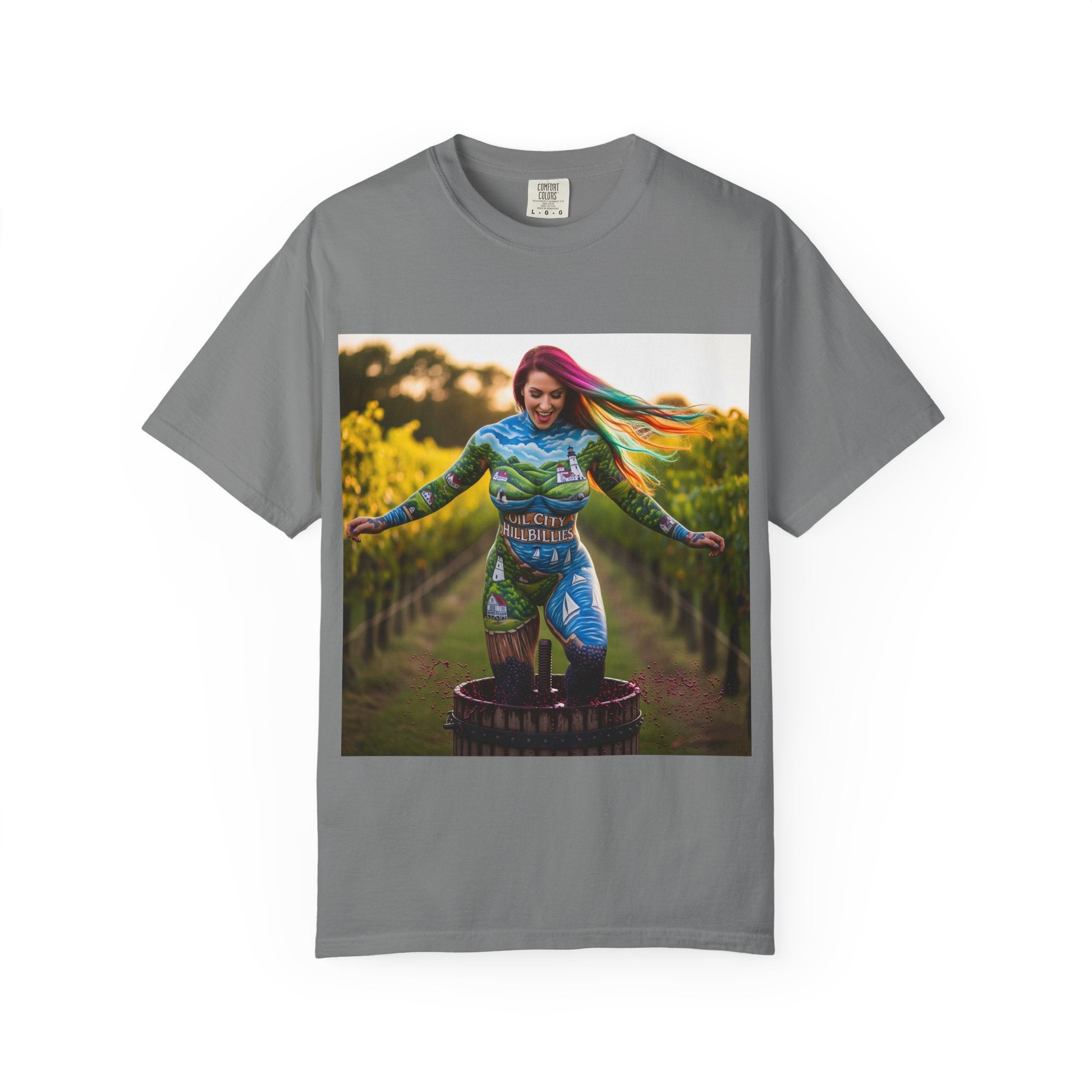 Vibrant Art T-Shirt, Colorful Graphic Tee, Eco-Friendly Cotton Shirt, Unique Gift for Art Lovers, Festival Wear, Casual Everyday Top