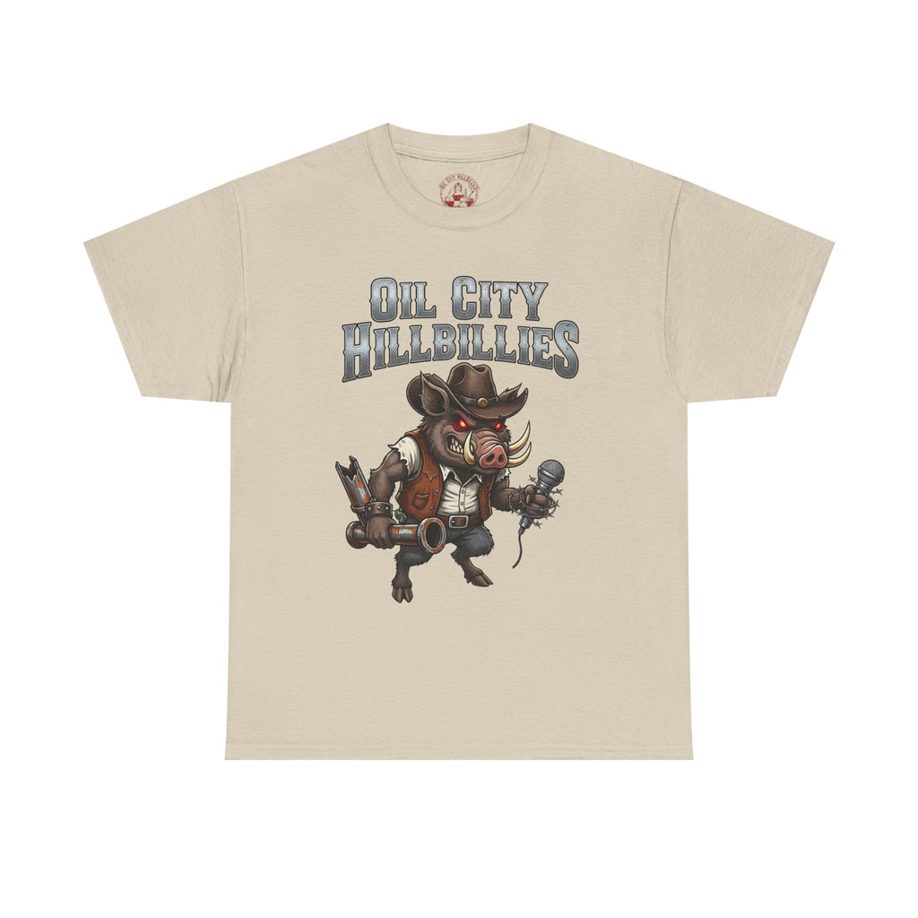 Oil City Hillbillies Unisex Tee - Country Humor Shirt, Vintage Graphic Tee, Perfect for Music Lovers, BBQ Events, Gifting, Everyday Wear