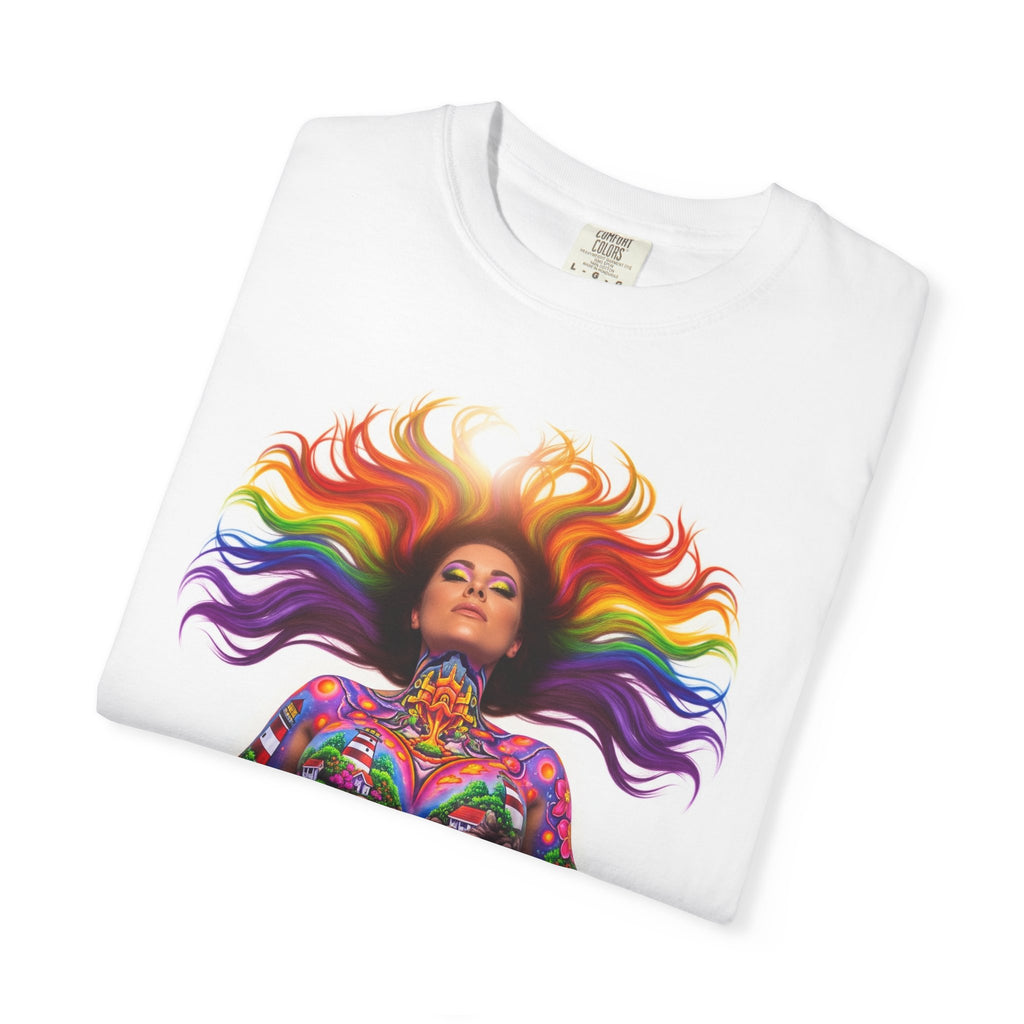 Oil City Hillbillies Full Body Art – Colorful Empowerment T-Shirt, Vibrant Art Tee, Unisex Graphic Shirt, Festival Wear, Pride Apparel, Gift for Artists
