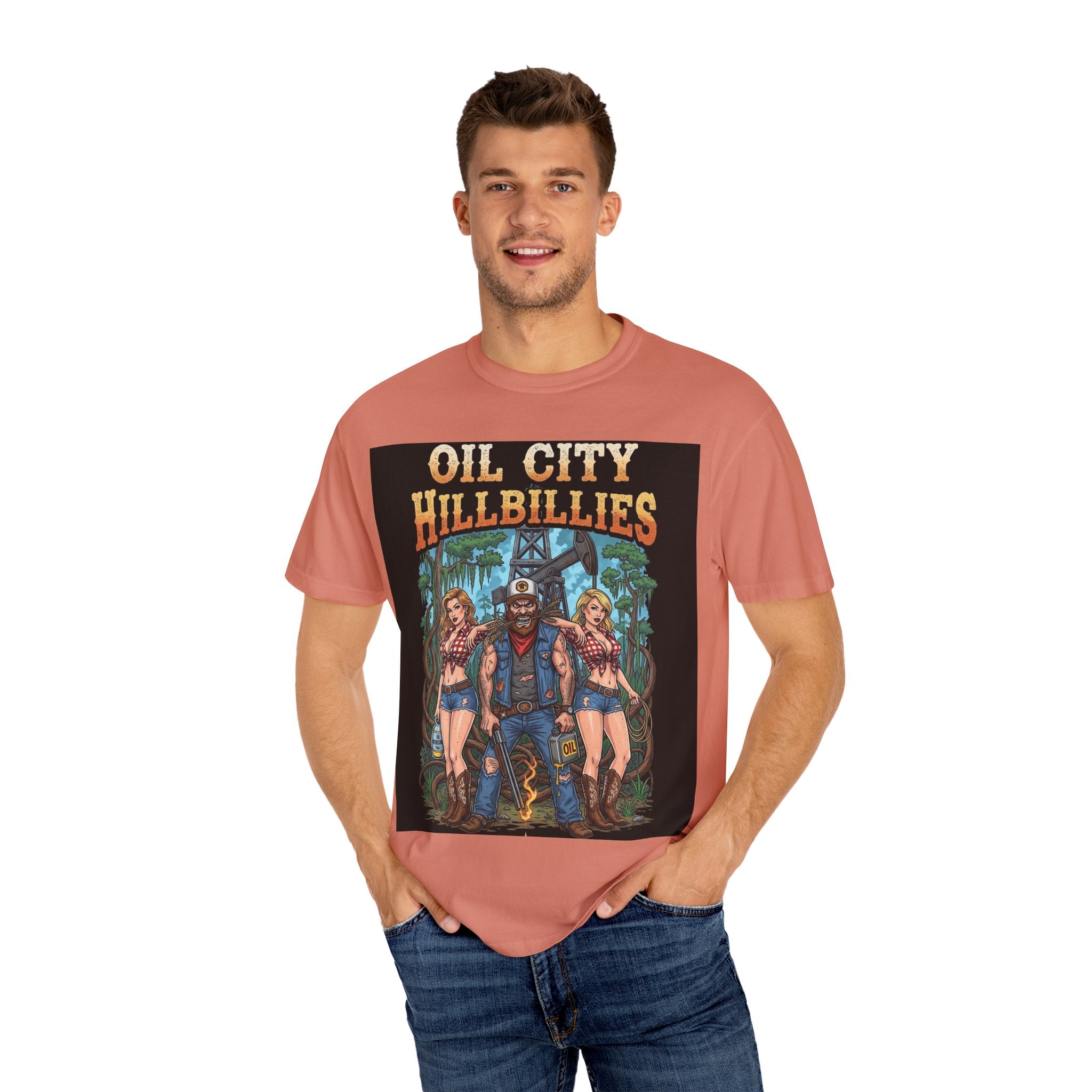 Vintage Graphic Tee – Oil City Hillbillies Shirt, Unisex T-Shirt, Casual Wear, Festival Outfit, Southern Pride Apparel