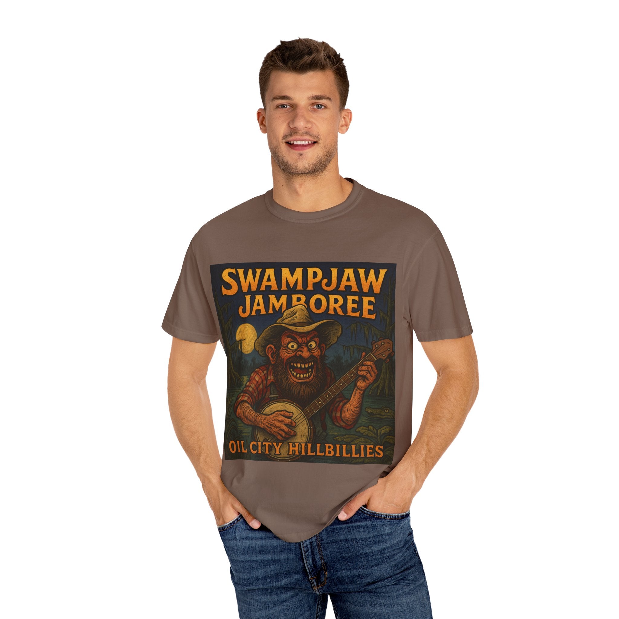 Swampjaw Jamboree Unisex T-Shirt, Vintage Music Tee, Casual Graphic Shirt, Fun Gift for Music Lovers, Festival Apparel