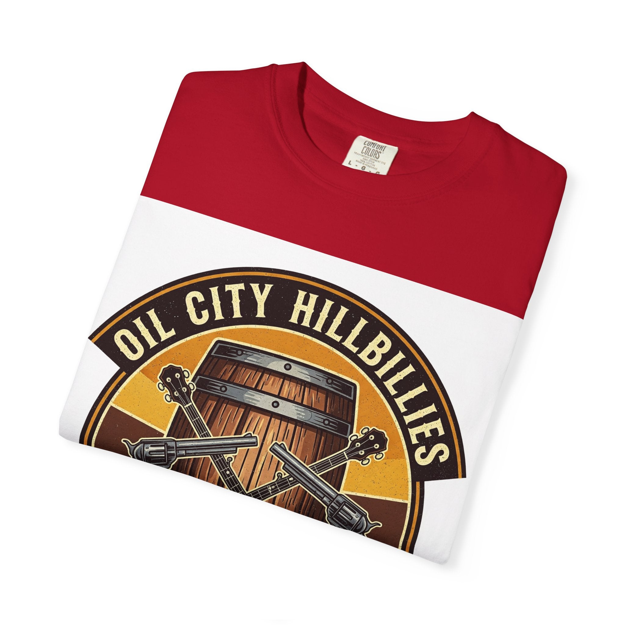 Oil City Hillbillies T-Shirt | Southern Outlaw Country Tee, Music Lover Gift, Vintage Style Shirt, Casual Outfit, Festival Apparel