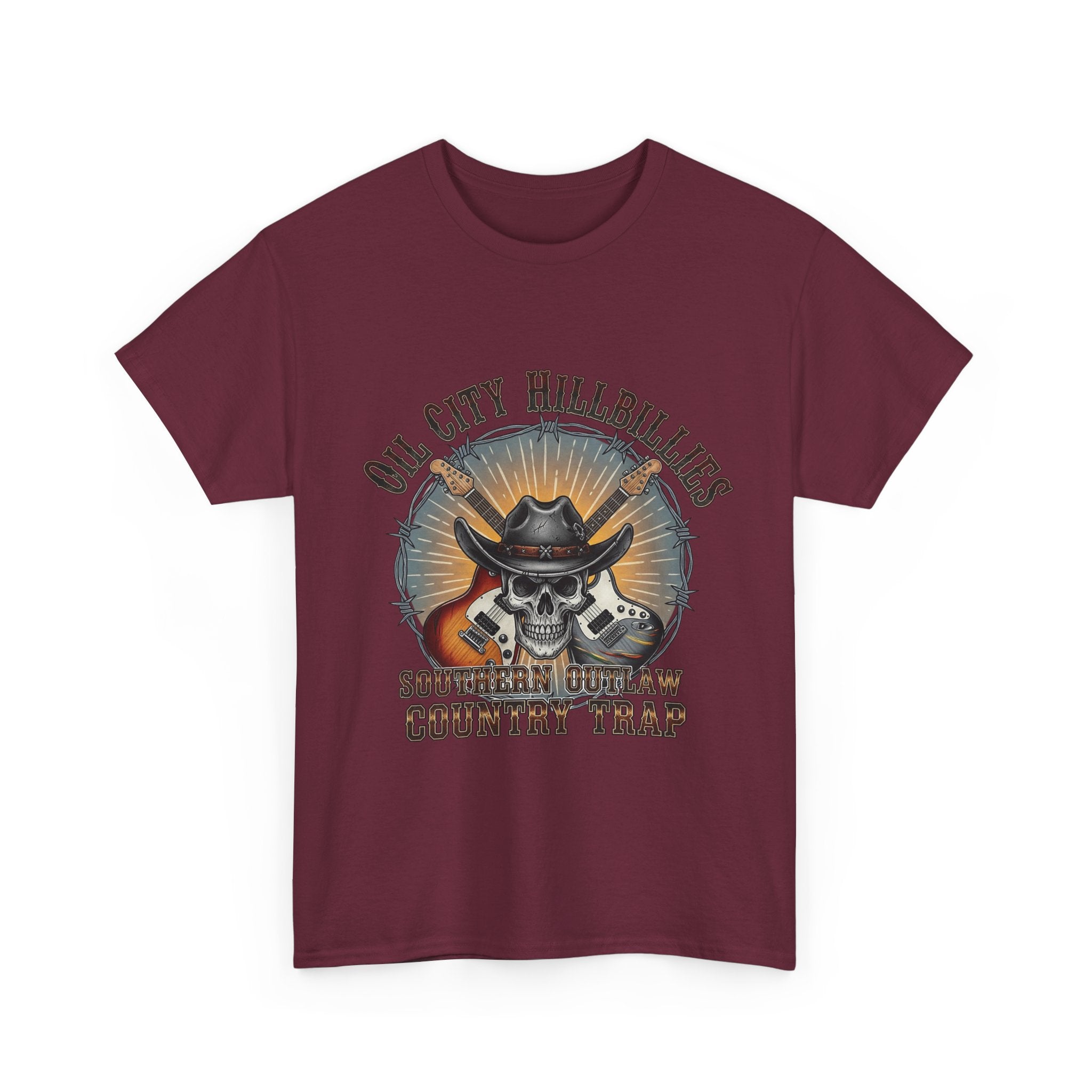 Southern Outlaw Graphic Tee | Unisex Heavy Cotton Tee for Country Music Lovers, Festival Wear, Casual Style, Gift for Him/Her