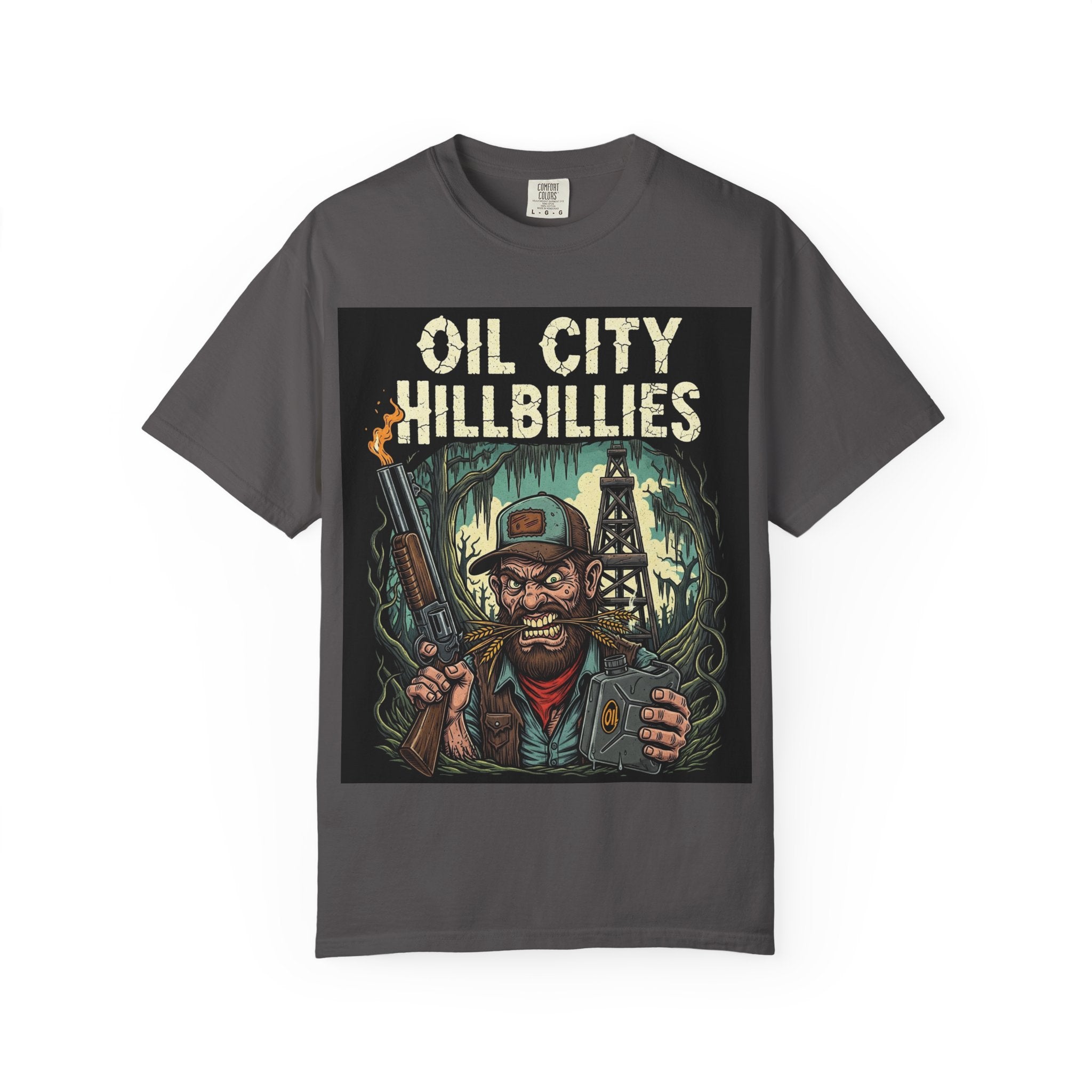 Oil City Hillbillies Unisex T-Shirt – Vintage Graphic Tee, Funny Gift, Casual Wear, Festive Party Shirt, 90s Nostalgia Style