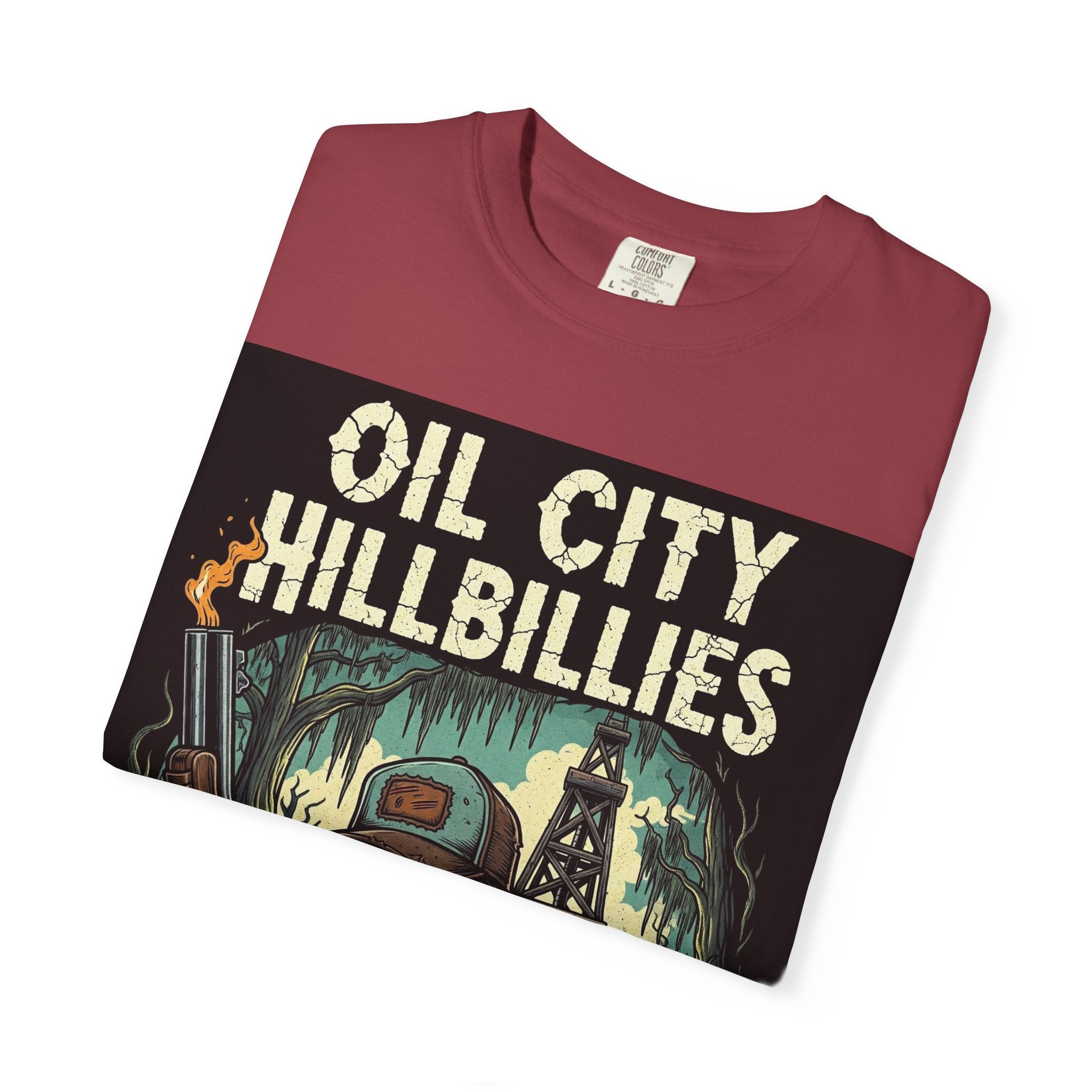 Oil City Hillbillies Unisex T-Shirt – Vintage Graphic Tee, Funny Gift, Casual Wear, Festive Party Shirt, 90s Nostalgia Style
