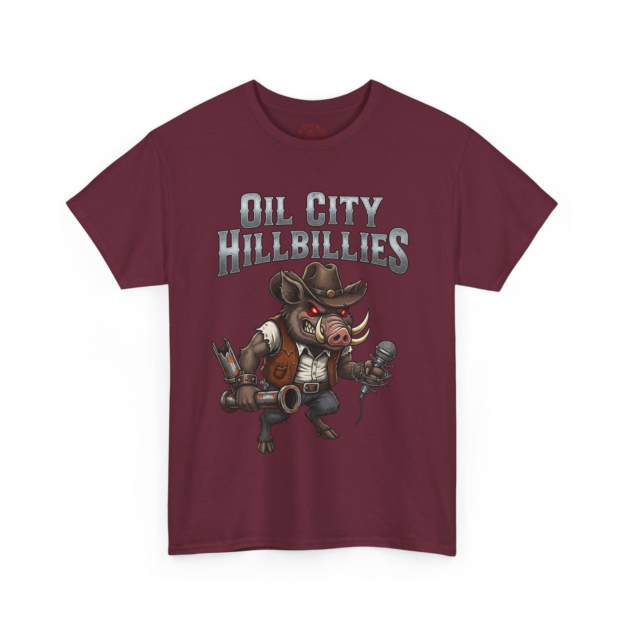 Oil City Hillbillies Unisex Tee - Country Humor Shirt, Vintage Graphic Tee, Perfect for Music Lovers, BBQ Events, Gifting, Everyday Wear