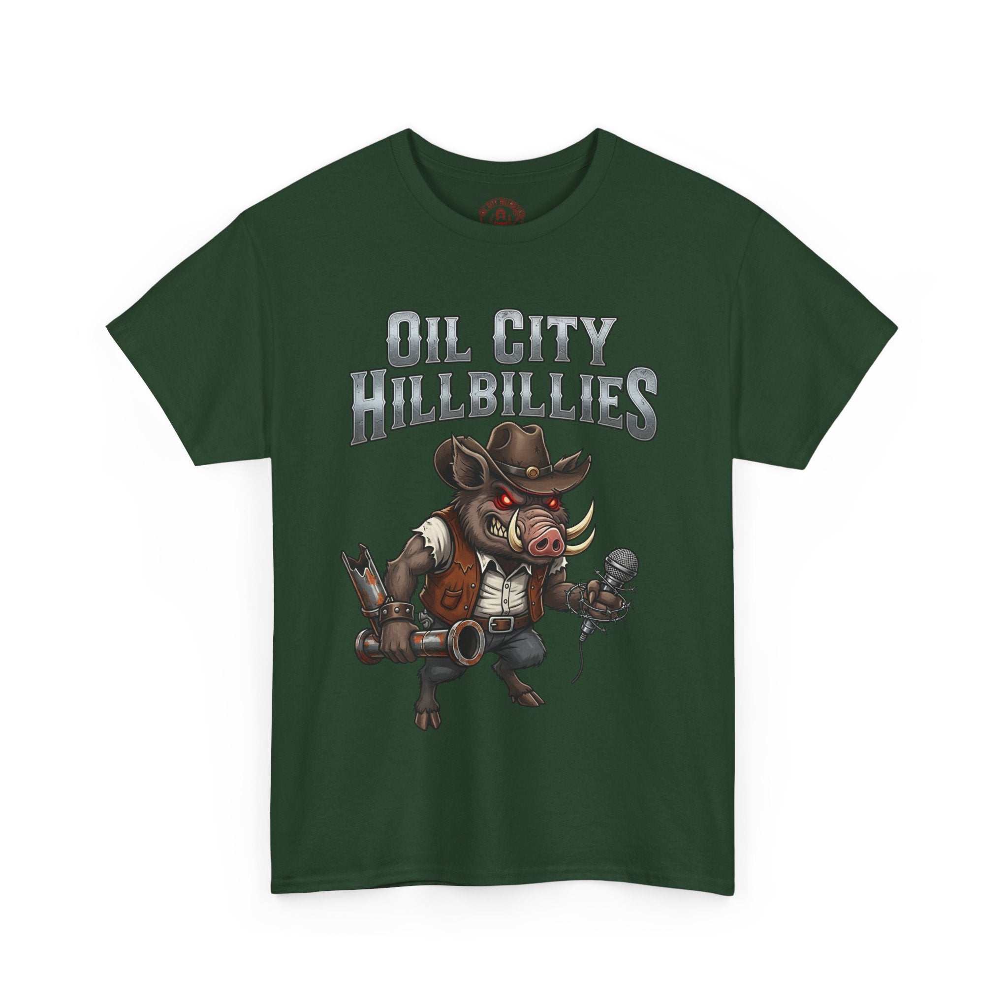 Oil City Hillbillies Unisex Tee - Country Humor Shirt, Vintage Graphic Tee, Perfect for Music Lovers, BBQ Events, Gifting, Everyday Wear