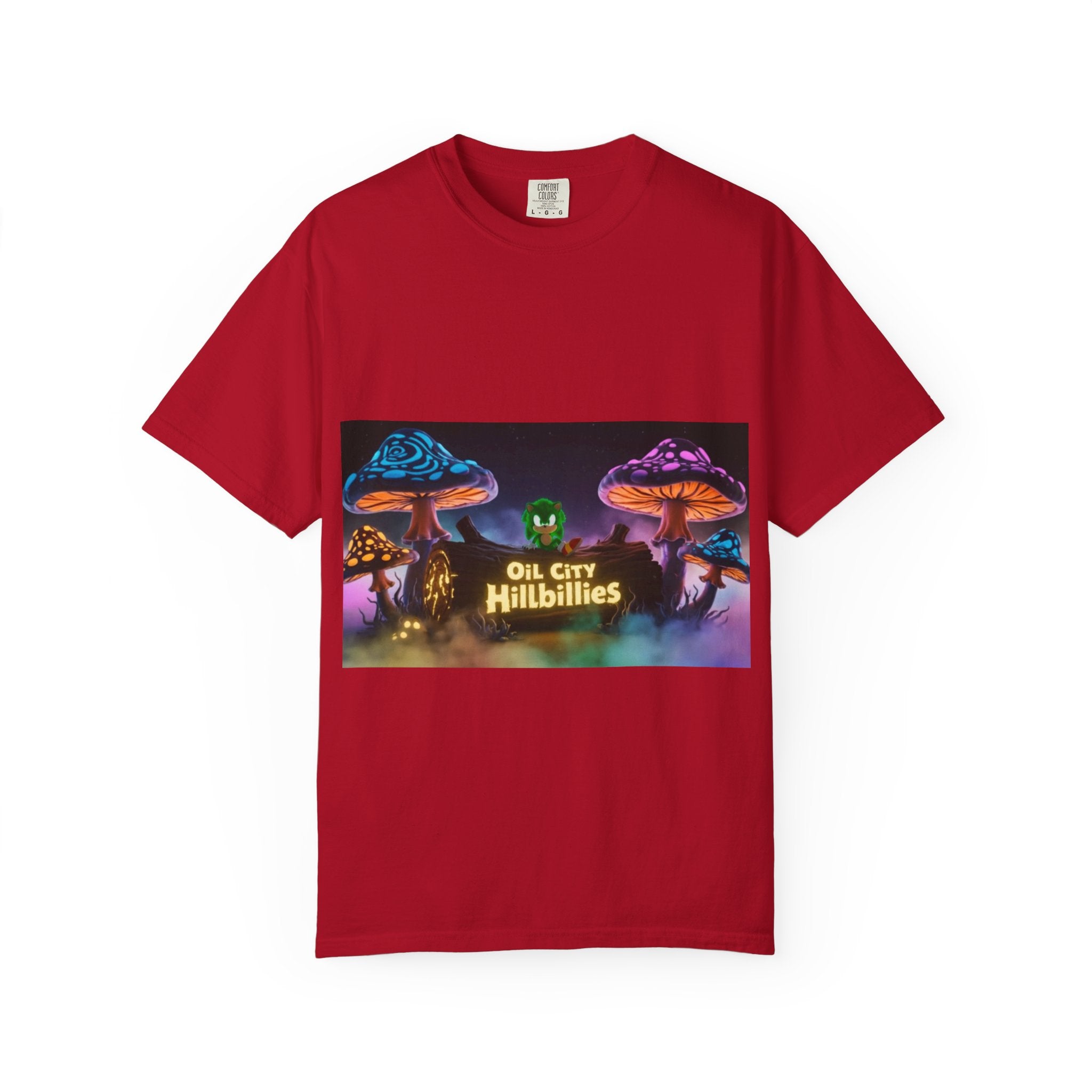 Chronic the Hemphog, Oil City Hillbillies T-Shirt | Unisex Garment-Dyed Tee for Art Lovers, Festival Goers, Quirky Gifts, Retro Style, Summer Essential
