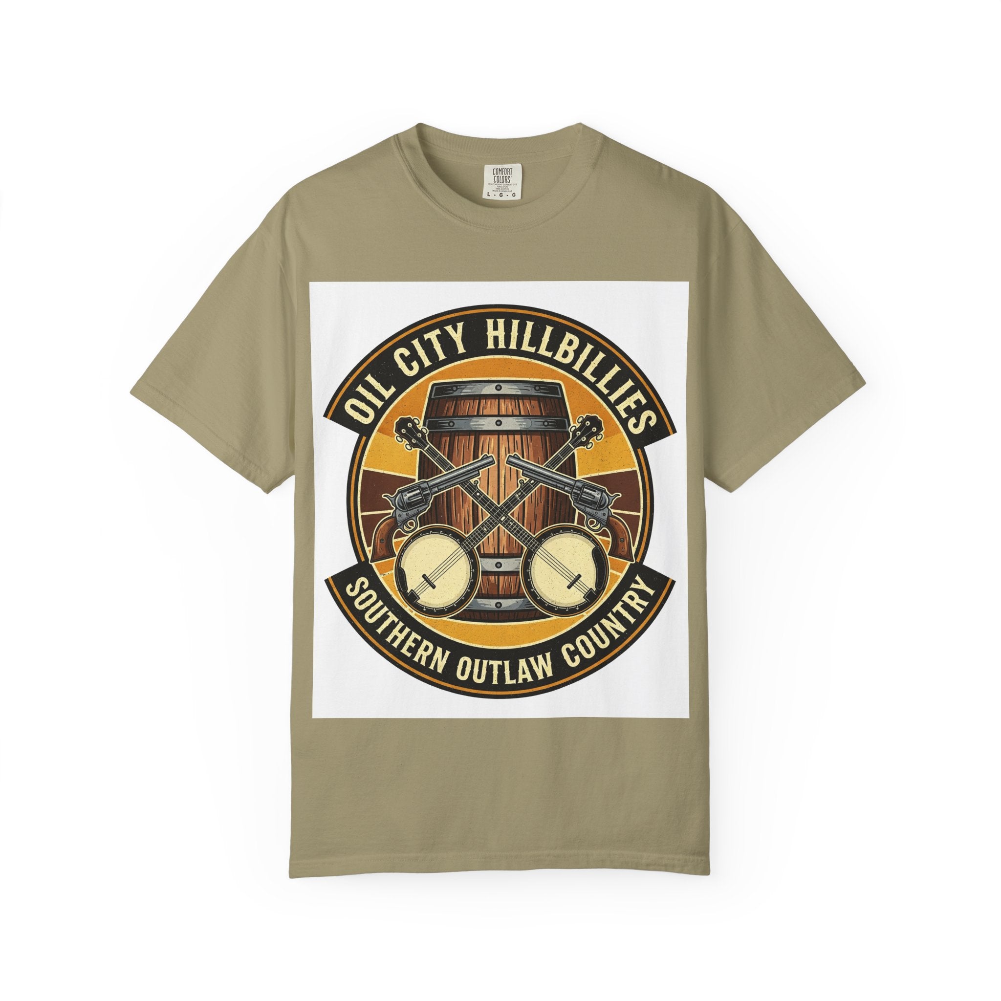 Oil City Hillbillies T-Shirt | Southern Outlaw Country Tee, Music Lover Gift, Vintage Style Shirt, Casual Outfit, Festival Apparel