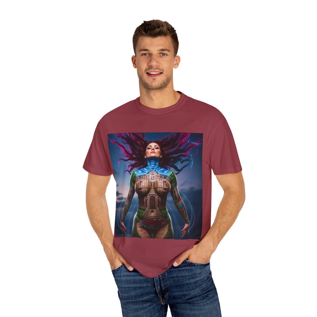 Mystical Spirit T-Shirt | Ethereal Oil City Hillbillies Art Tee, Unisex Graphic Shirt, Bohemian Style, Gift for Her, Festival Wear, Unique Artwear
