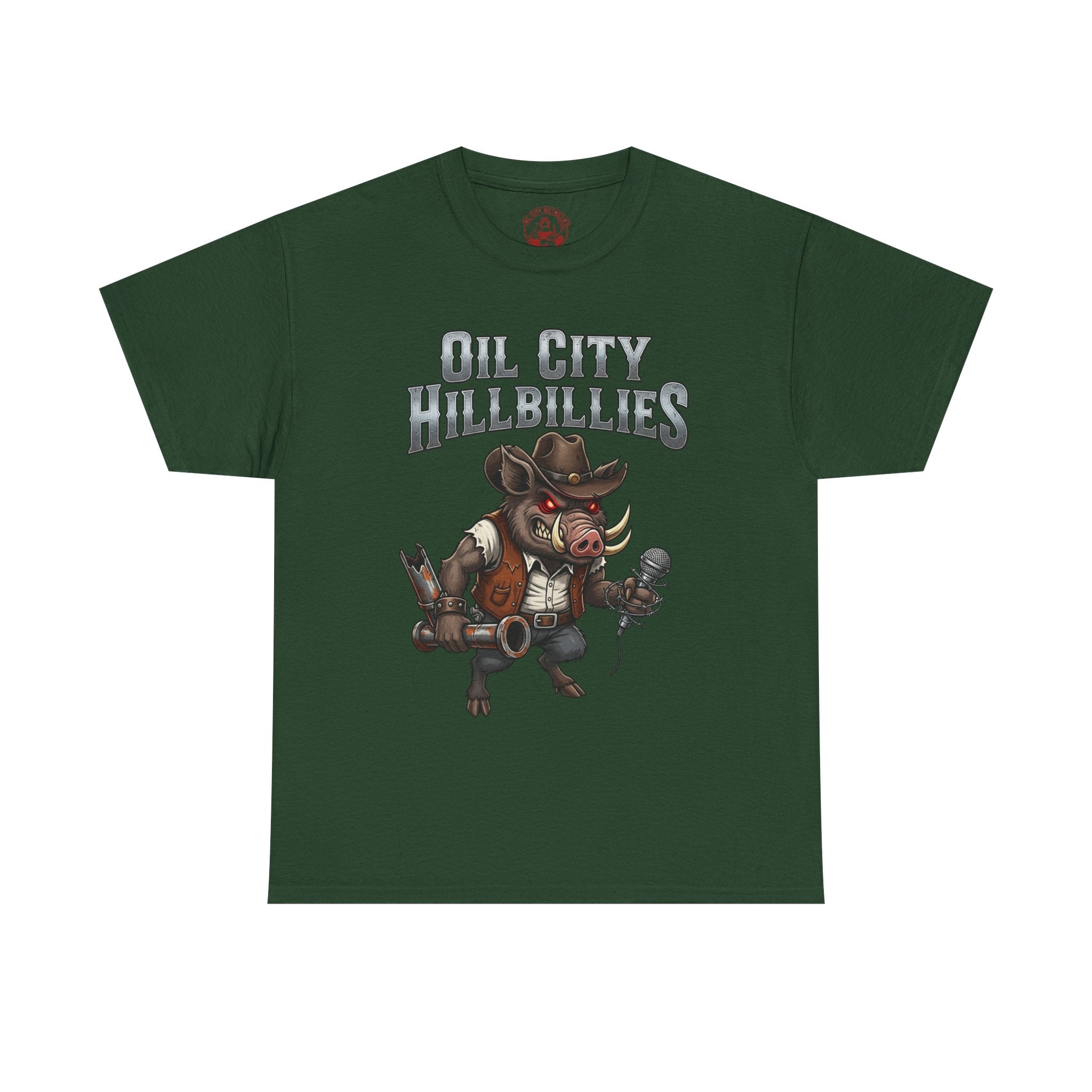 Oil City Hillbillies Unisex Tee - Country Humor Shirt, Vintage Graphic Tee, Perfect for Music Lovers, BBQ Events, Gifting, Everyday Wear