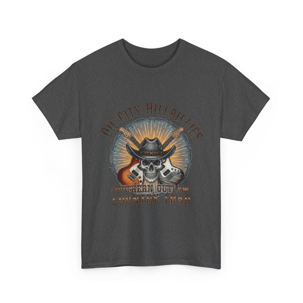 Southern Outlaw Graphic Tee | Unisex Heavy Cotton Tee for Country Music Lovers, Festival Wear, Casual Style, Gift for Him/Her