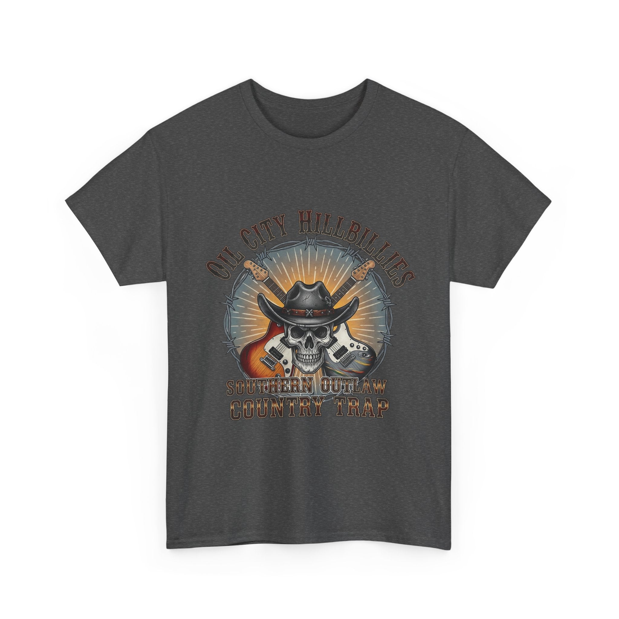 Southern Outlaw Graphic Tee | Unisex Heavy Cotton Tee for Country Music Lovers, Festival Wear, Casual Style, Gift for Him/Her
