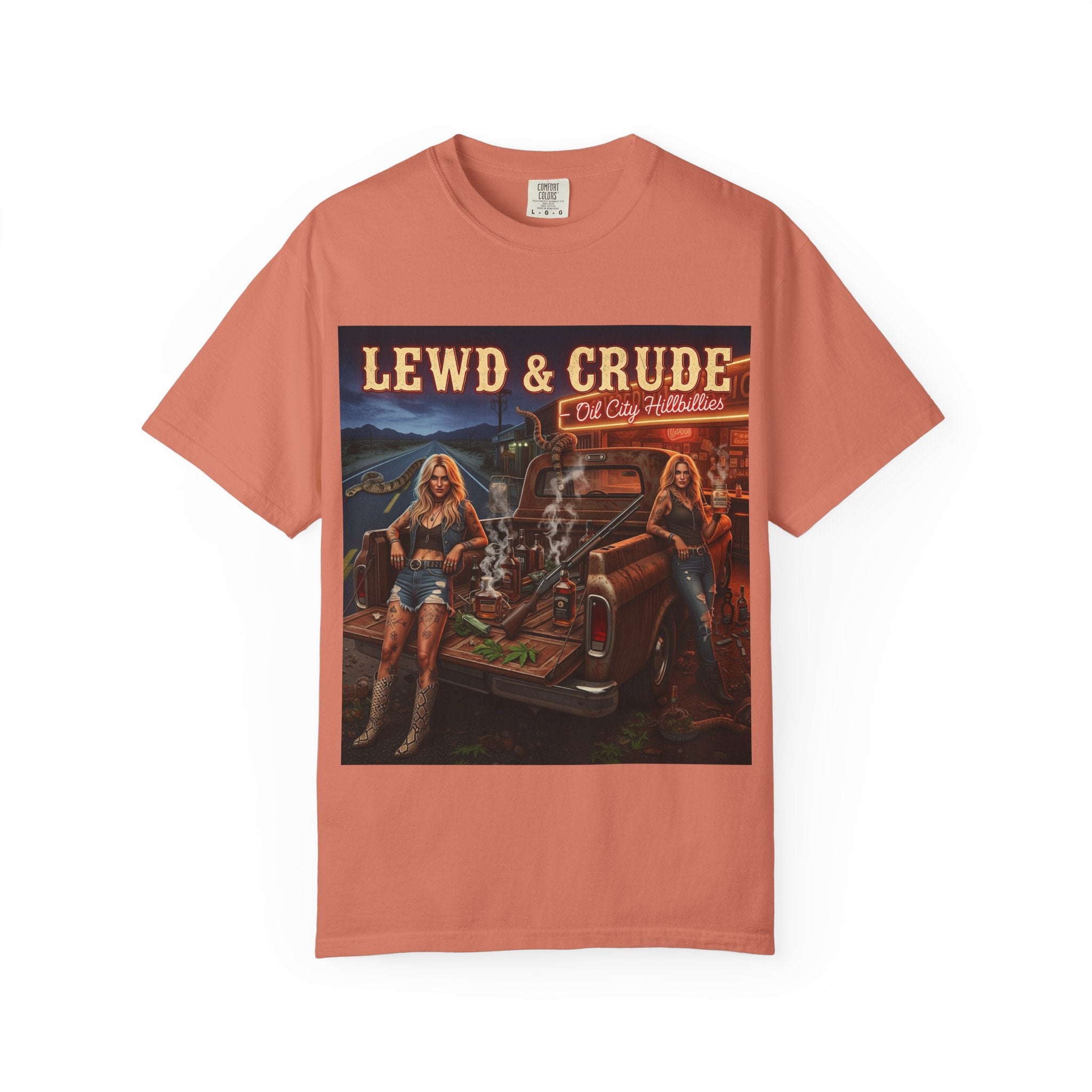 Vintage-Inspired Oil City Hillbillies Graphic Tee, Retro T-Shirt for Southern Outlaws, Perfect Gift for Birthdays, Parties, or Everyday Wear